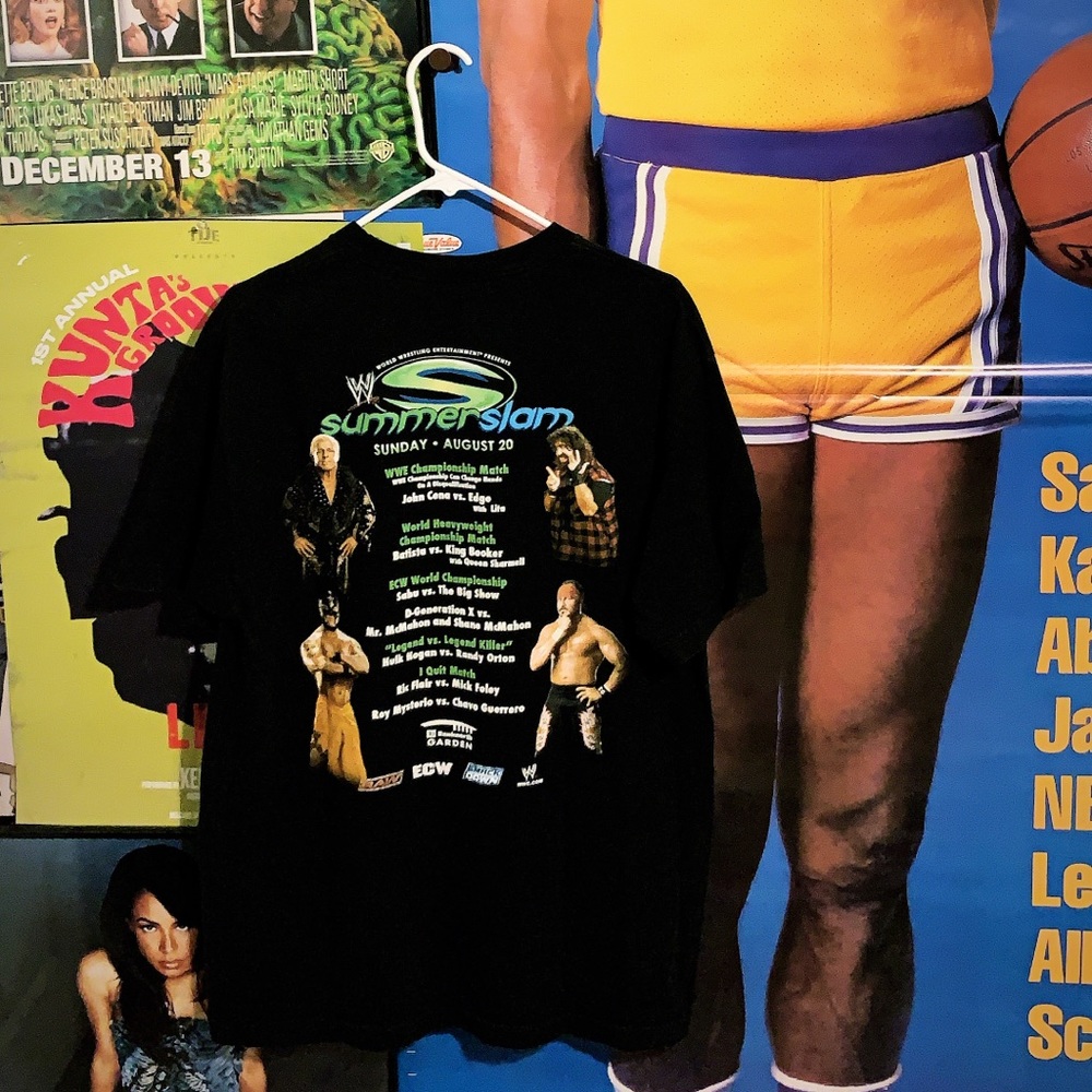 Vintage WWE SUMMERSLAM tee L - Picture 2 of 3